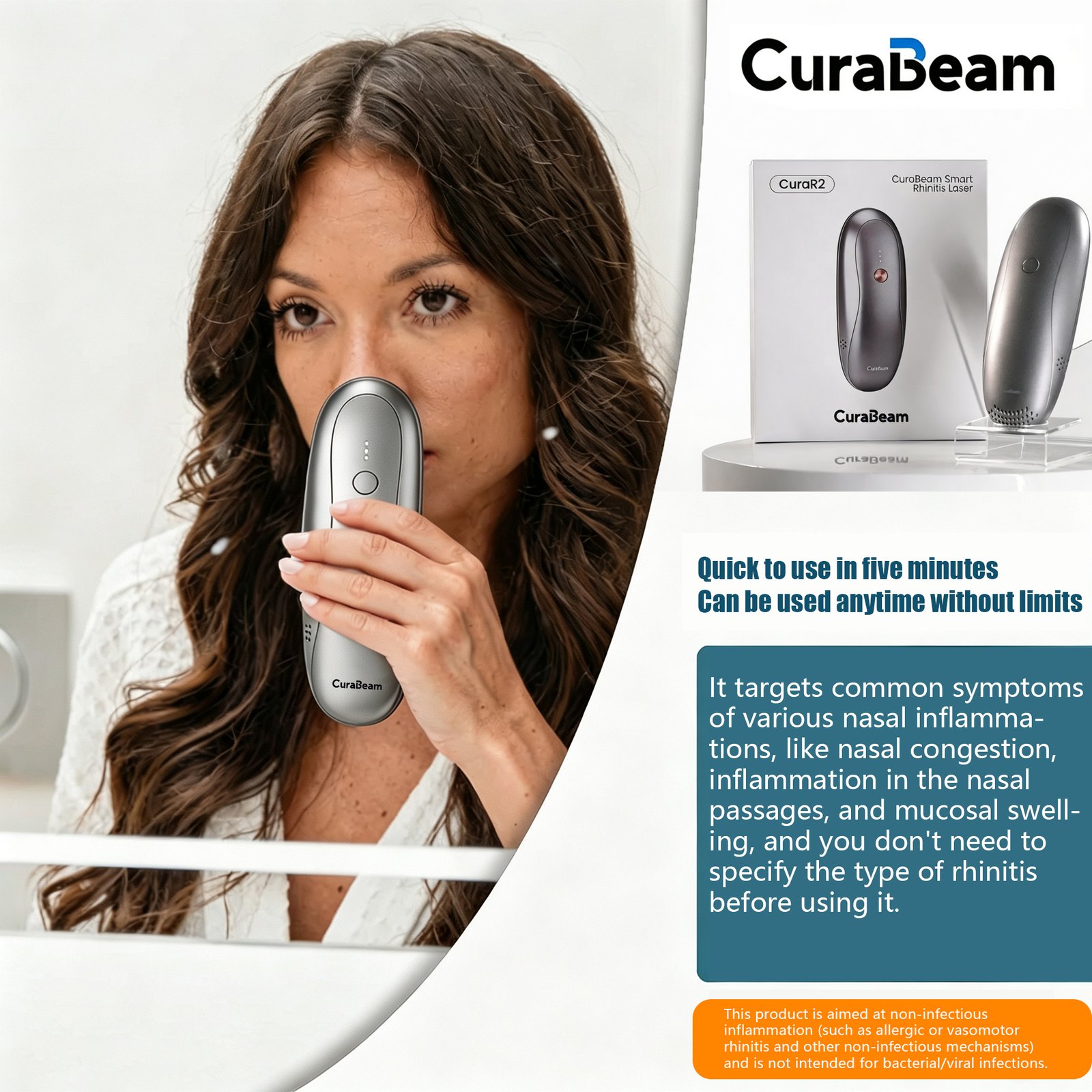 CuraR2 five-minute daily use